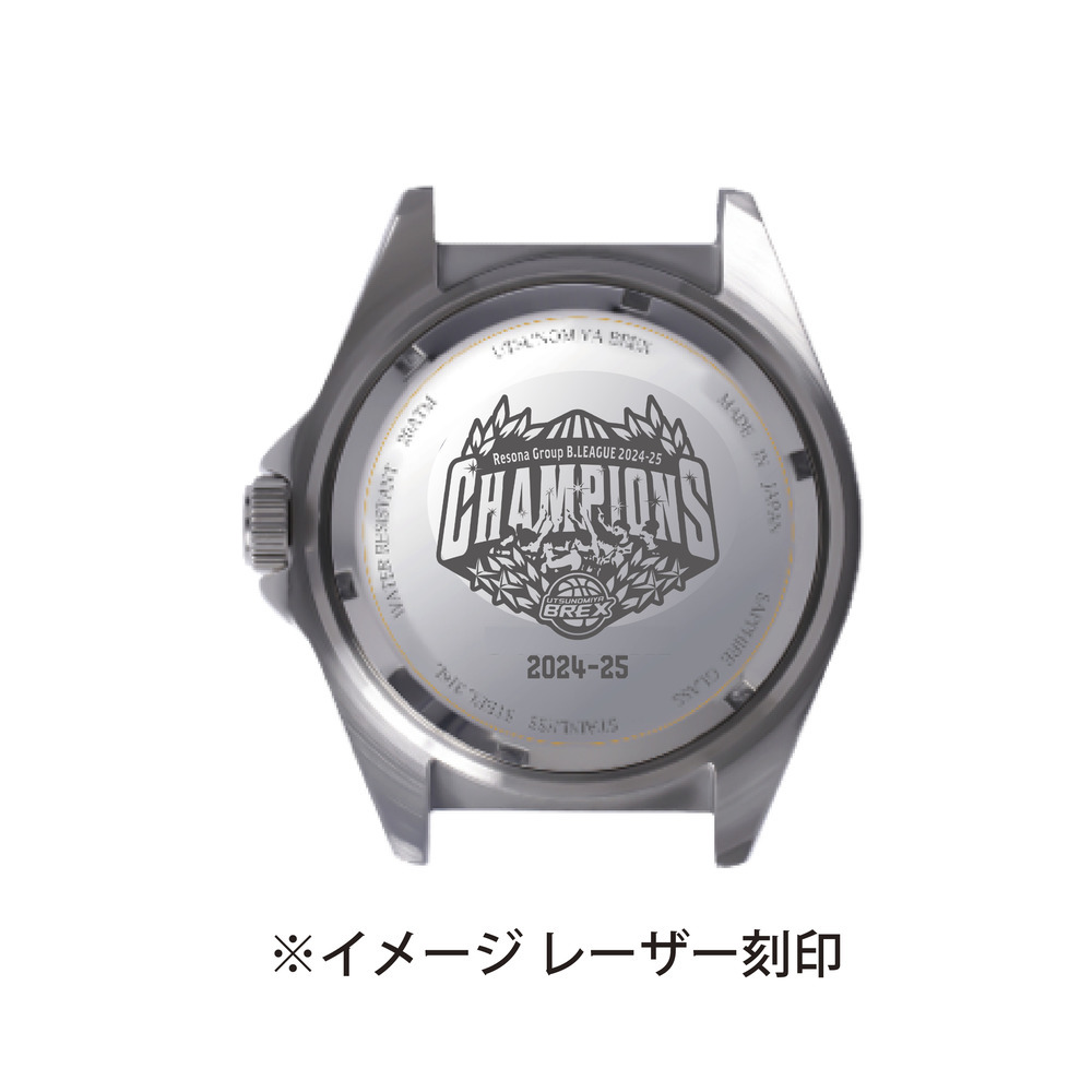 《第1次受付 6/2(月)18:00～ 6/8(日)23:59》【予約販売】BREX B.LEAGUE 2024-25 チャンピオン ダイバーズウォッチ 詳細画像 1カラー 4